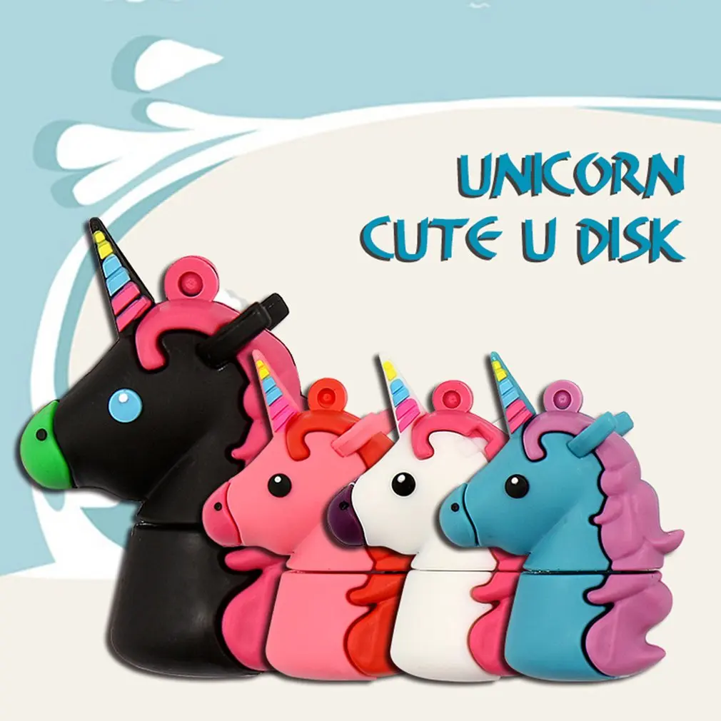8G красочная милая лошадь USB2.0 флэш-накопители карта памяти Флеш накопитель U диск