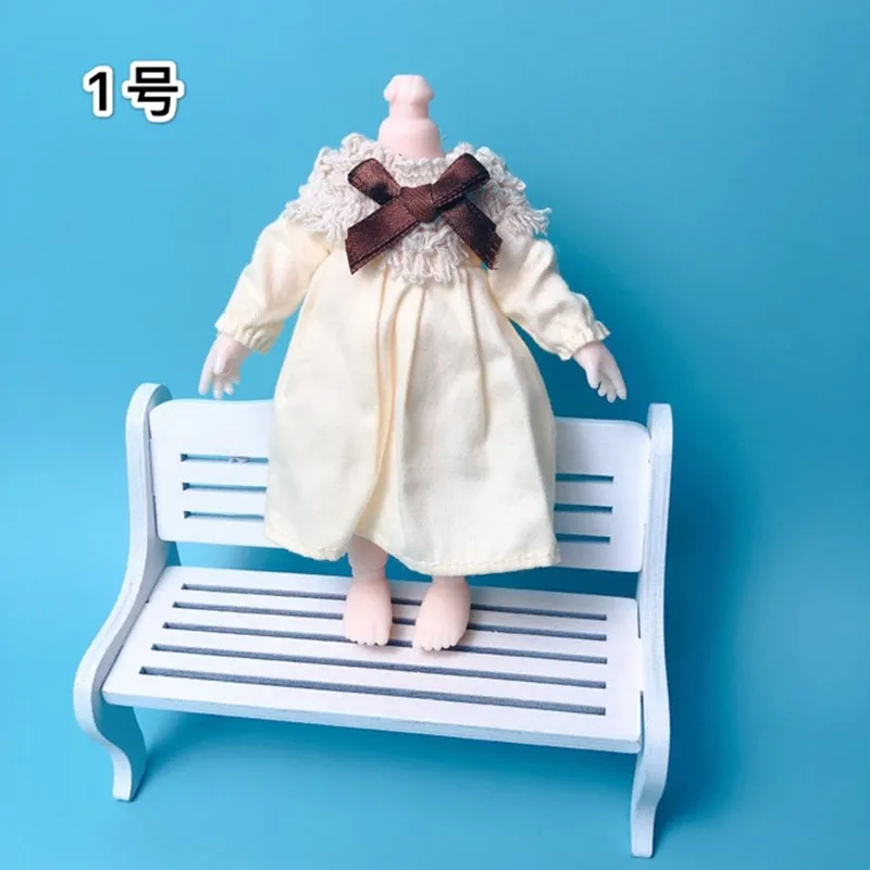 16 см Bjd Кукла Одежда высокого класса платье может одеваться модная кукольная