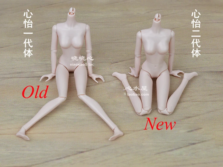 Оригинальный кукла Синьи тело/с 14 фотобледной белой кожей/для 1/6