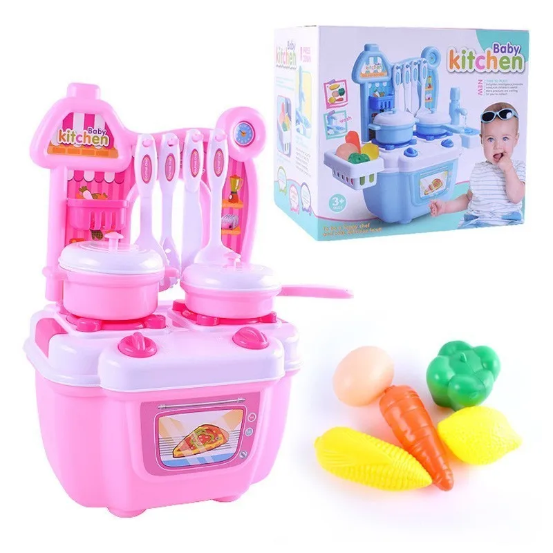 Детская мини-симуляция кухни, пластиковая имитация еды, детские игрушки, детская кухня, кулинария, игрушечный набор для игр для мальчиков и ... от AliExpress WW
