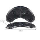 10 шт. = 5 пар, черные туфли, наклейка на подошву на каблуке, Нескользящие резиновые туфли, защитные наклейки для пятки