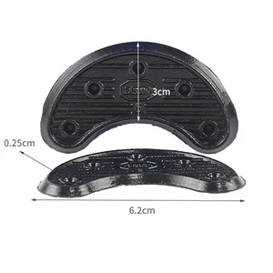 10 шт. = 5 пар, черные туфли, наклейка на подошву на каблуке, Нескользящие резиновые туфли, защитные наклейки для пятки