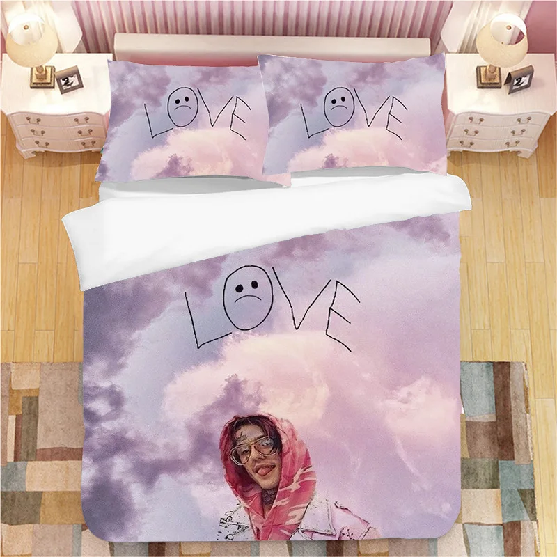 

Rapper Lil Peep 3d Printed Bedding Cover Bedding Set Duvet Cover Cartoon Giant Comforter Bed Linen Bed Set (NO Sheet)