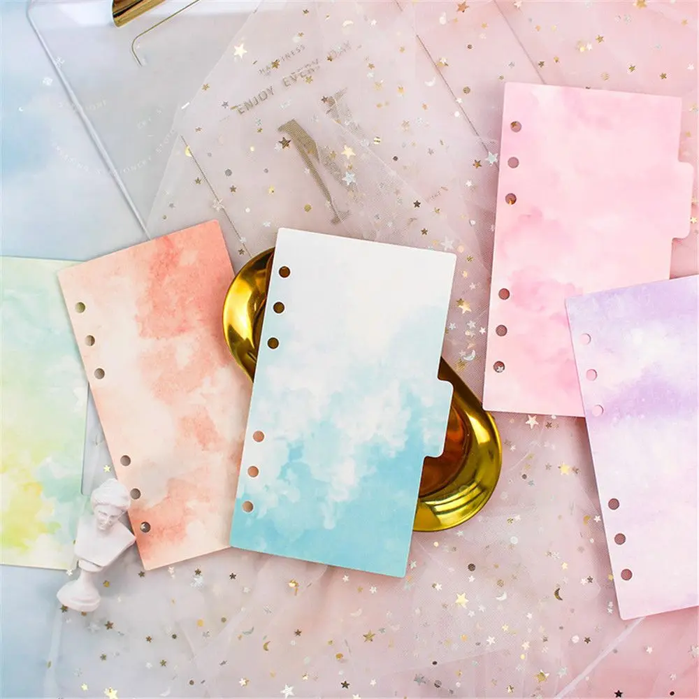 Индексная бумага A5 5 шт./компл. розовые разделители для блокнотов серии памяти