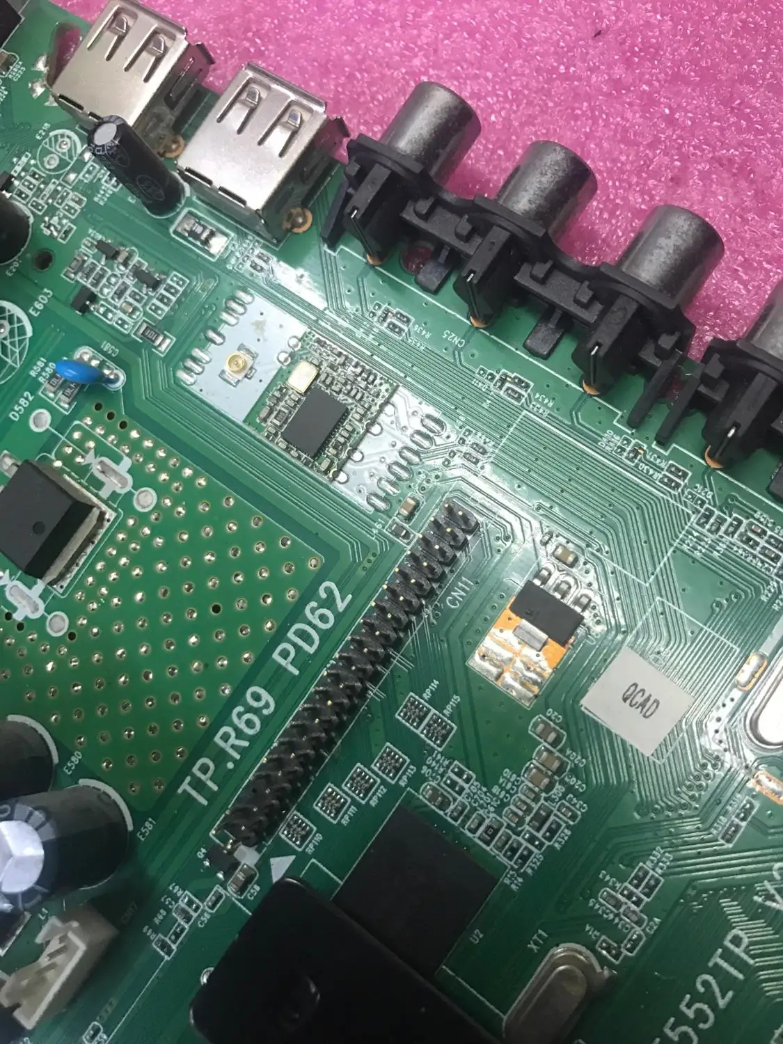 TP.R69 PD62 плата драйвера ЖК телевизора QT552TP V2.1 PC821 сетевая материнская