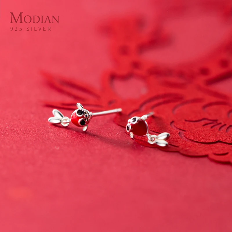 Modian модные изысканные и ушками животных булавки для женщин 925 стерлингового