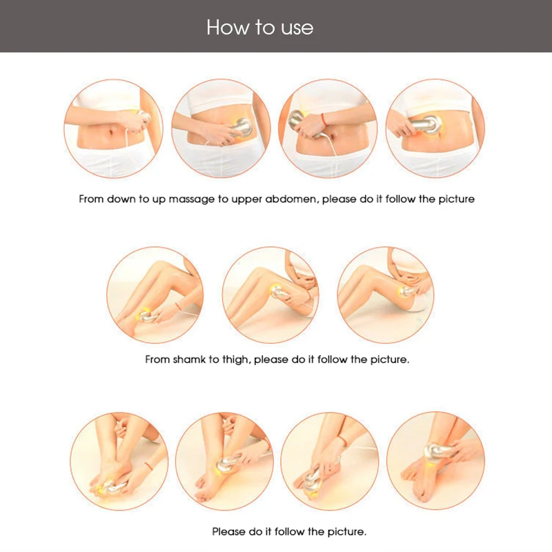 EMS массажер для похудения тела ультразвуковая инфракрасная антицеллюлитная