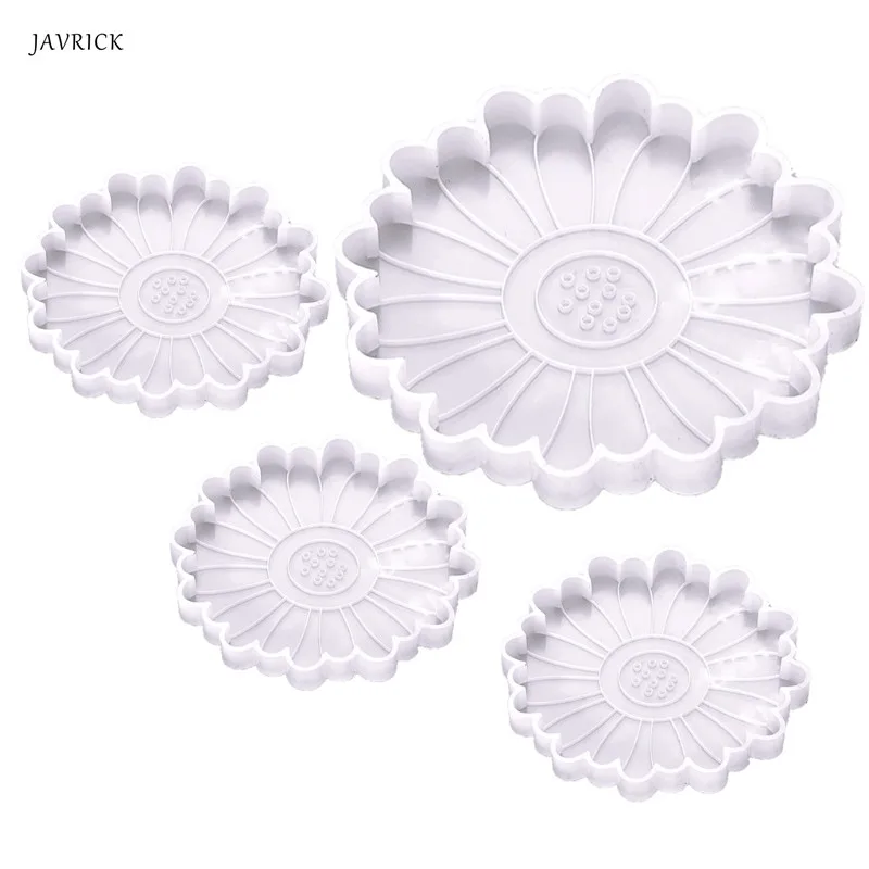 

Daisy Flower Coaster Epoxy Resin Mold DIY Crafts Decorations Ornaments Casting Tools Cup Mat Pad Silicone Mould