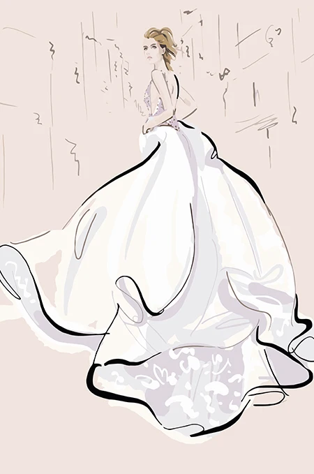 

Набор для рисования по номерам «Невеста»