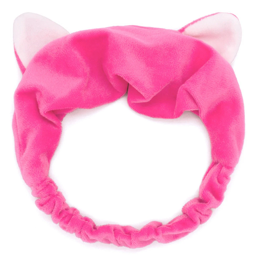 Cute Cat Ear Headband Casual Party Makeup Hairband Women Headwear Ornament Trinket Tools Soft Velvet Hair Accessories |