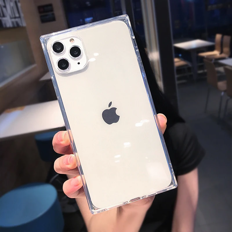 Модный 6D квадратный чехол для телефона для iPhone 11Pro Max XR X 6 6S 7 8 Plus XS Чехлы для Max XR мягкий силиконовый прозрачный чехол Coque подарок