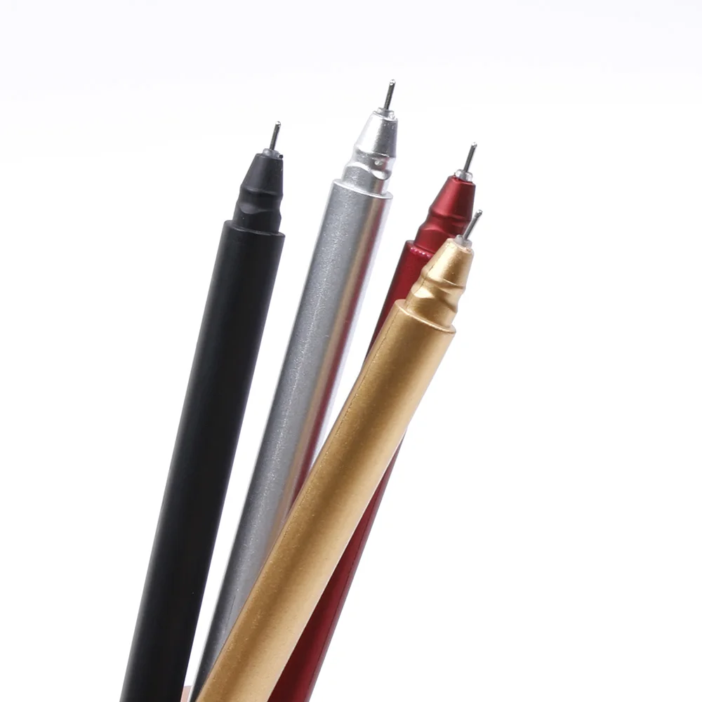 1 шт. креативная гелевая ручка с металлической ручкой ручки для письма школьные