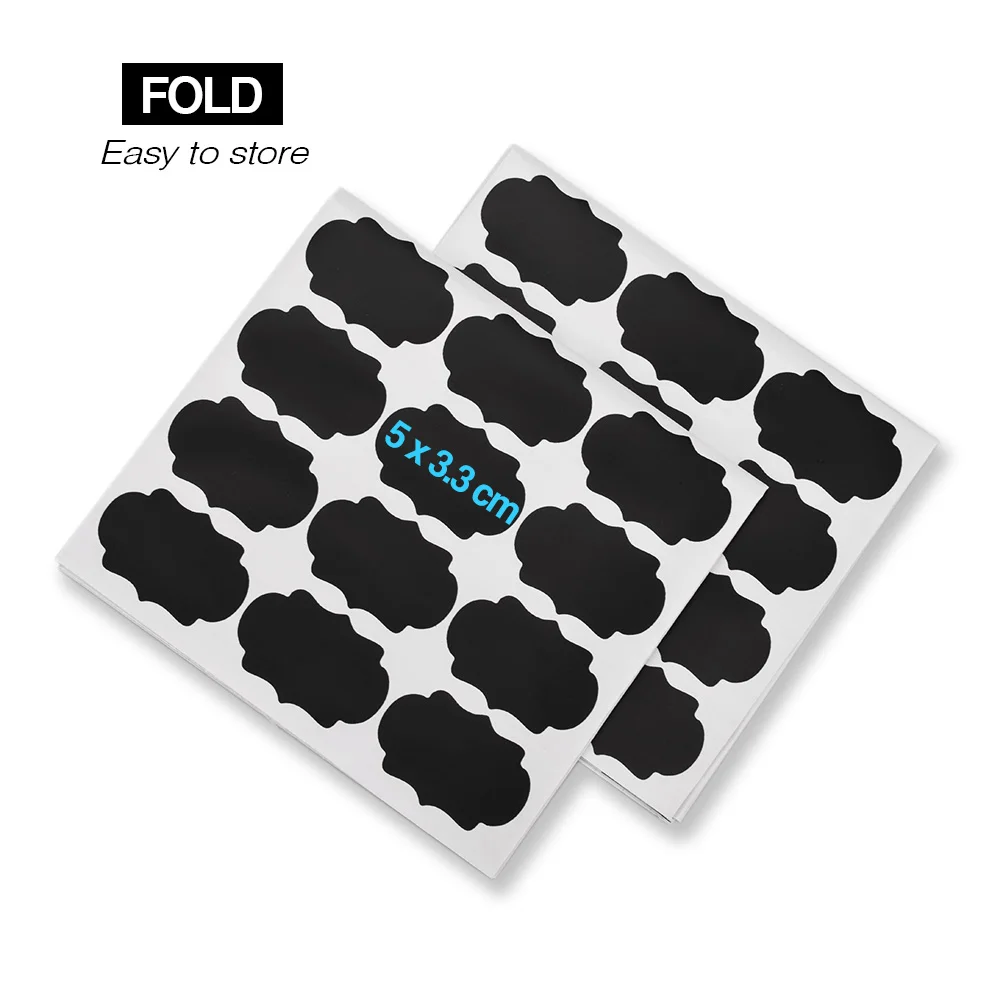 192 шт. наклейки для специй водонепроницаемые стикеры на банки ярлыки s кухонные