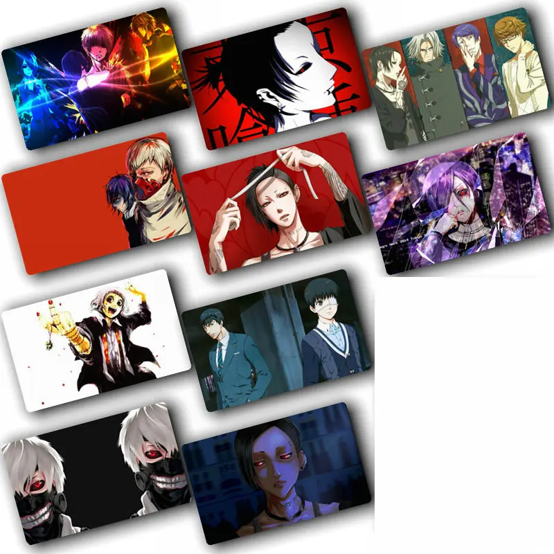 100 шт. аниме Токийский Гуль наклейка для карт самодельные Украшения автобус ID