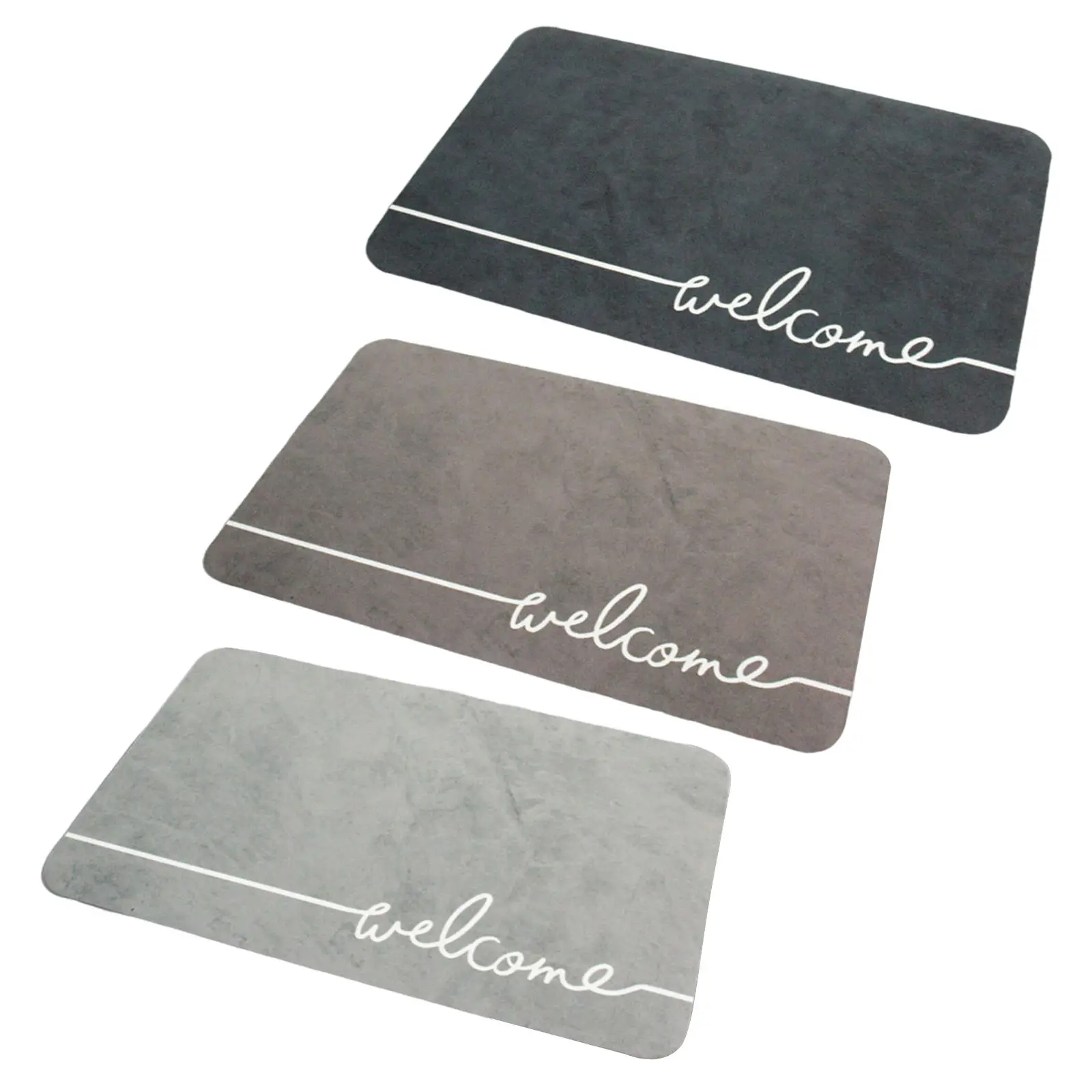 

Anti-Slip Bath Mat Thick Bathroom Mat Quick Drying Toilet Floor Mat for Living Room Bedroom