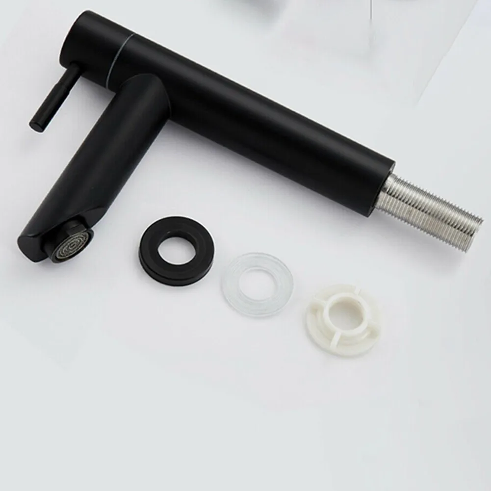 Черный Однорычажный смеситель для раковины однорычажный холодной воды латунные