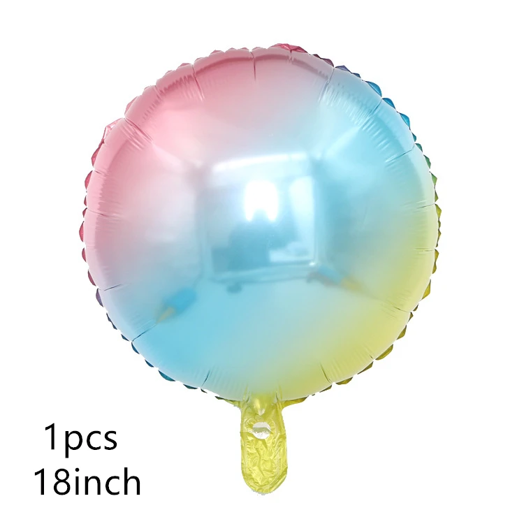 1pcs Новинка, 1 шт., градиентный хвост русалки, фольга, воздушные шары, зеленая рыба, нижняя часть тела, баллоны, с днем рождения, свадебные украшения, детские игрушки - Цвет: 1pcs