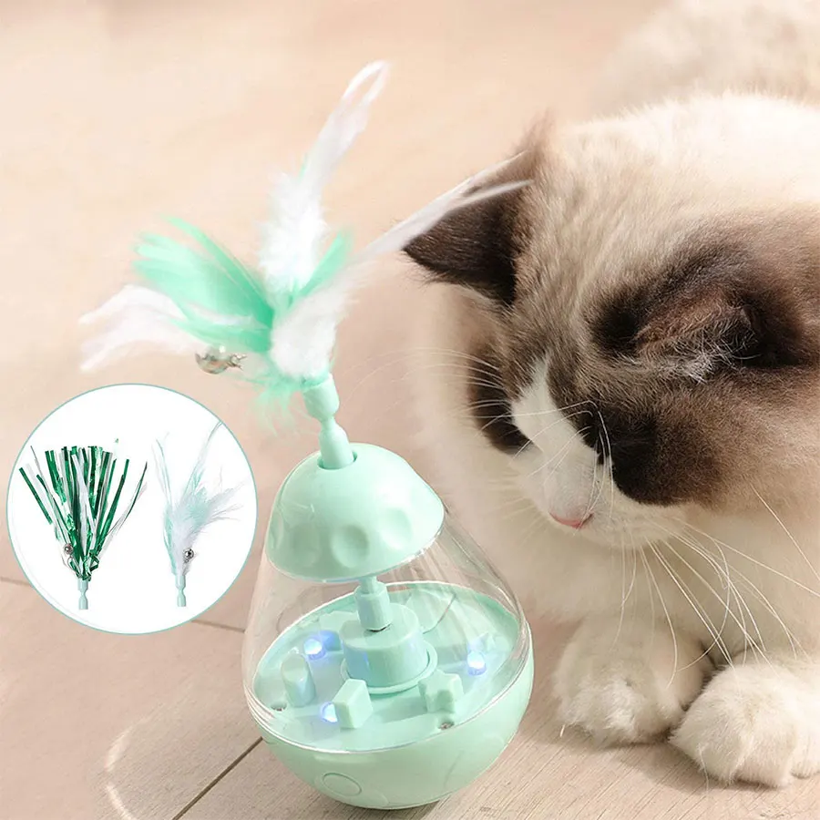 Интерактивная электрическая кошка игрушка Щенок Кот обработать мяч тряски