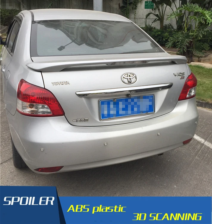 Спойлер для Yaris высококачественный спойлер из АБС-материала заднего крыла