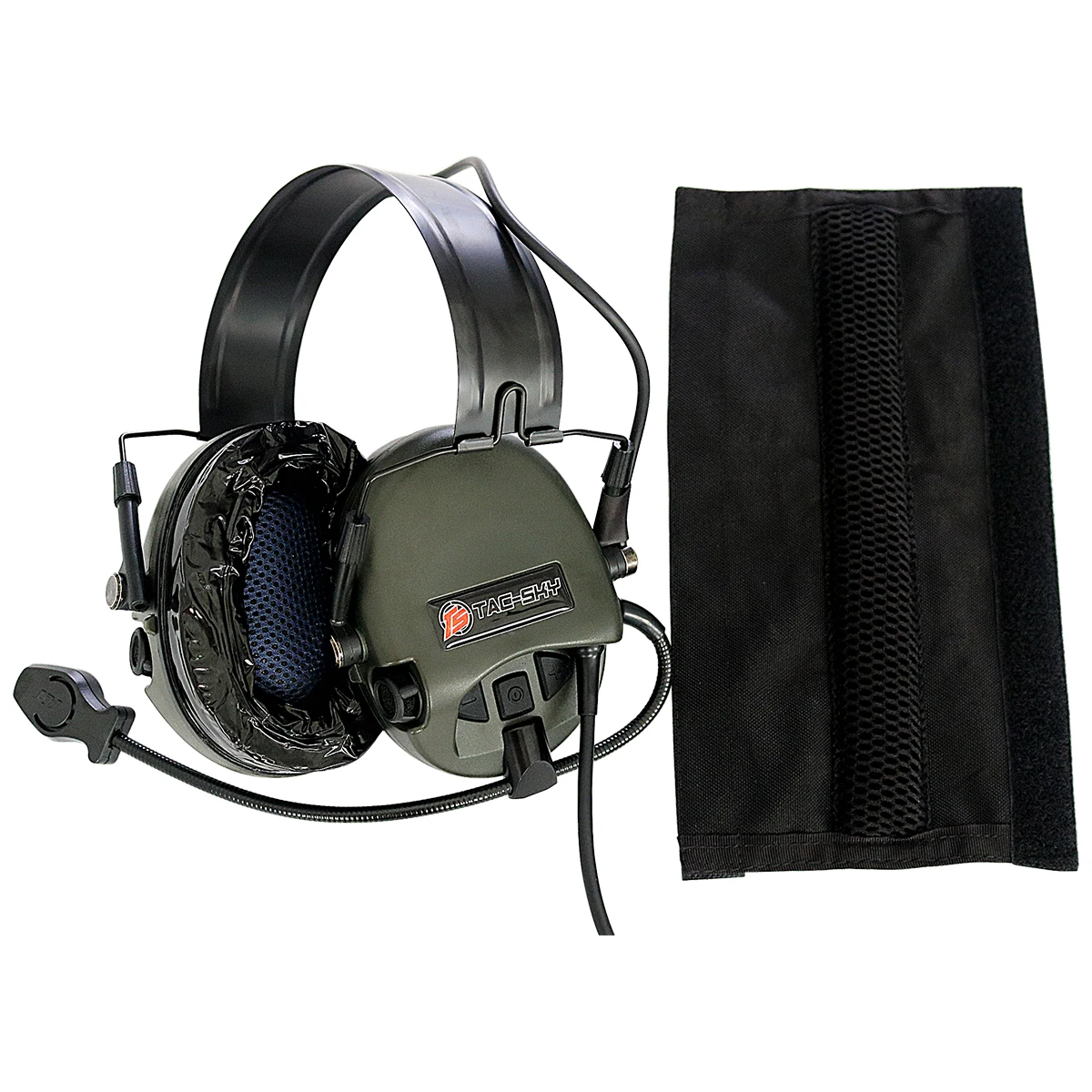TAC-SKY чай Hi-Threat Tier 1 силиконовые наушники издание Открытый страйкбол военный шумоподавление пикап тактическая гарнитура-FG