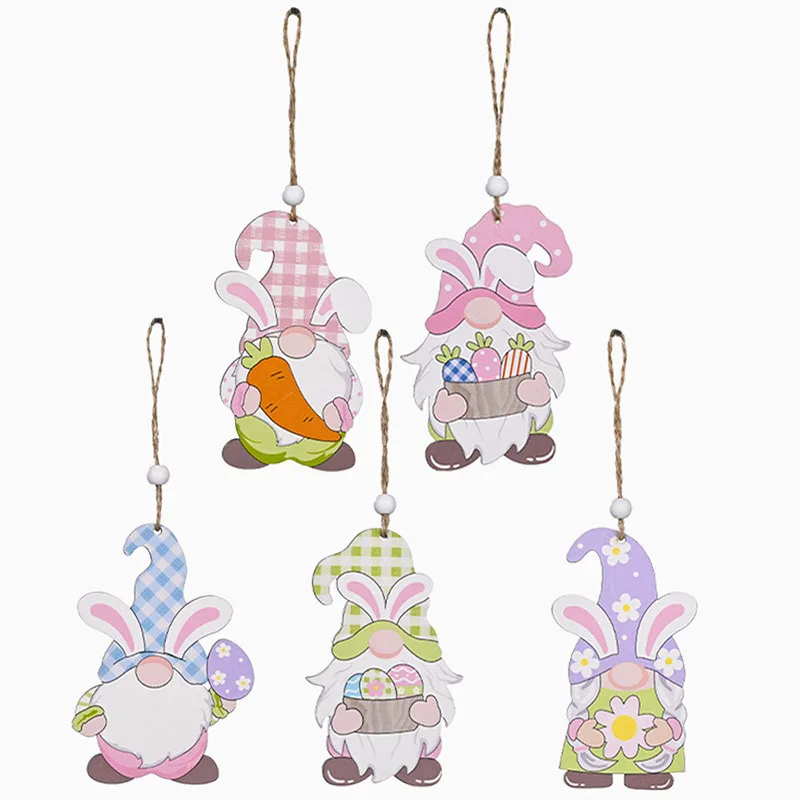

New Home Decorations Wooden Rudolph Pendant Bunny Pendant Pendant Home Decoration Crafts