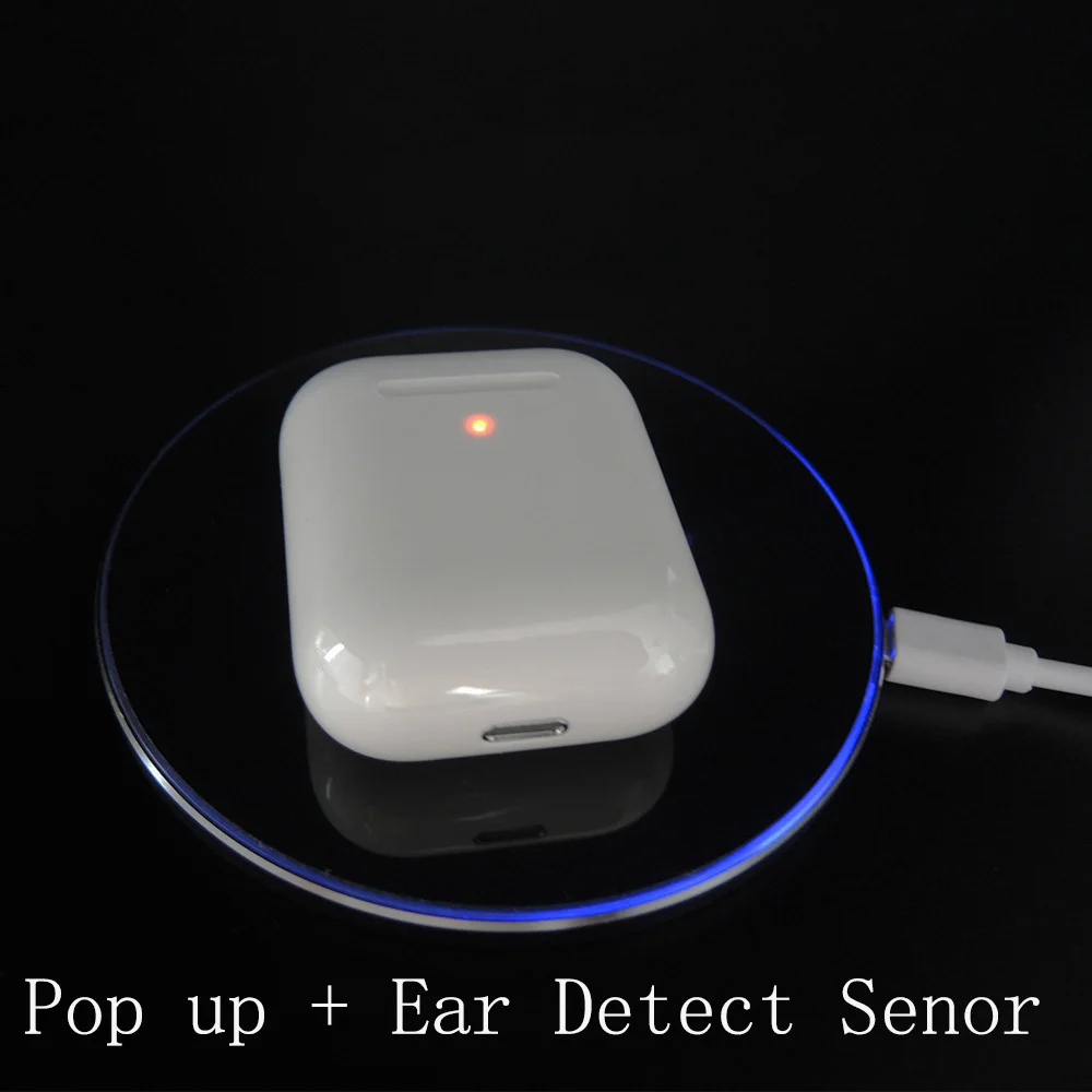 AP2 tws 1:1 air2 беспроводные bluetooth наушники умный датчик Поддержка беспроводной зарядки реальная батарея супер бас hifi Звук Наушники