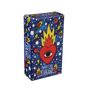 78 шт. Таро Del Fuego карты испанский Настольная игра Oracle двухслойные электронная Путеводитель