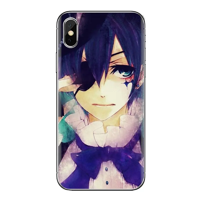 For Xiaomi Redmi 4 3 3S Pro Mi3 Mi4 Mi4i Mi4C Mi5 Mi5S Mi Max Note 2 TPU Transparent Cover Joker Black Butler Book of Circus |