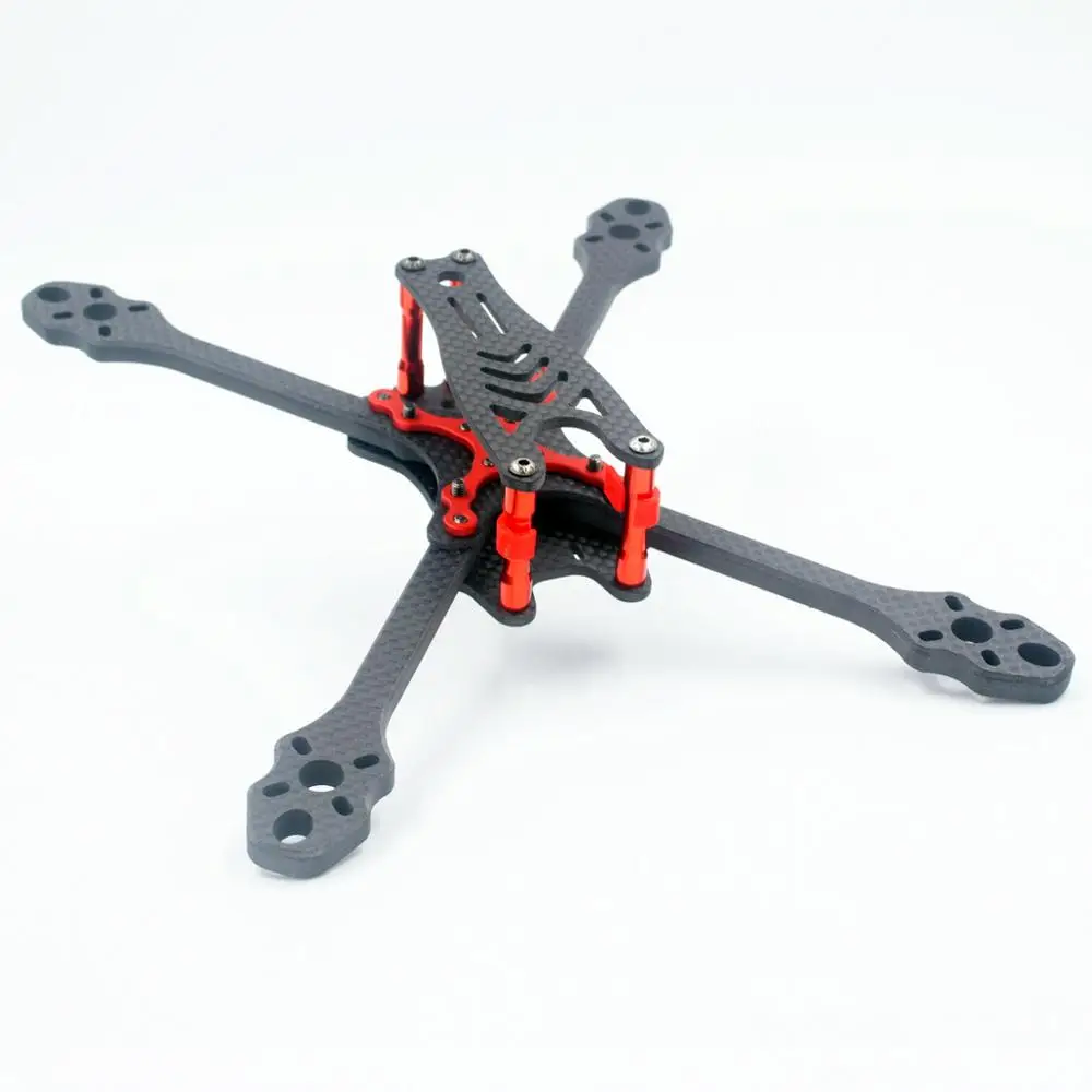 6mm Carbon Fiber ALFA Monster FPV Freestyle Stretch X Quadcopter Frame Kit for RC Drone (5/6/7 inch) image 4