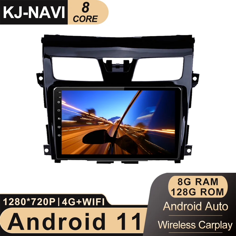 Автомобильная Мультимедийная система стерео-система на Android 11 с Wi-Fi Bluetooth для Nissan