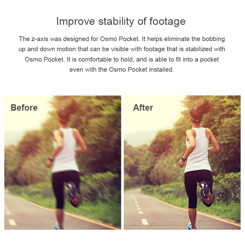 Z-Axis DJI OSMO Карманный Набор карданный складной ручной захват для стабилизатор
