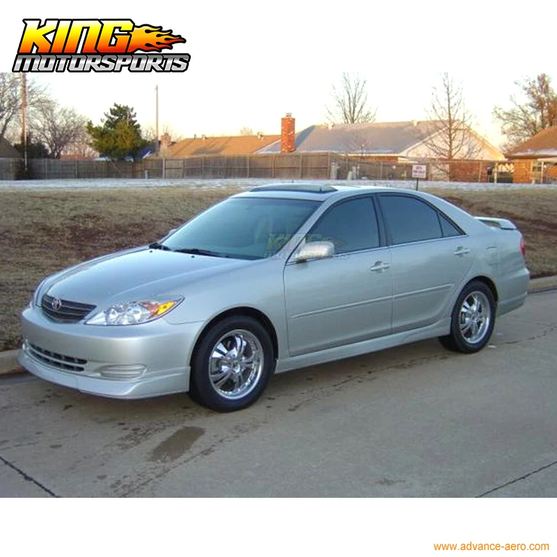 Черная поли Уретановая боковая юбка подходящая для Toyota Camry 2002 2003|side|side skirtsside skirts