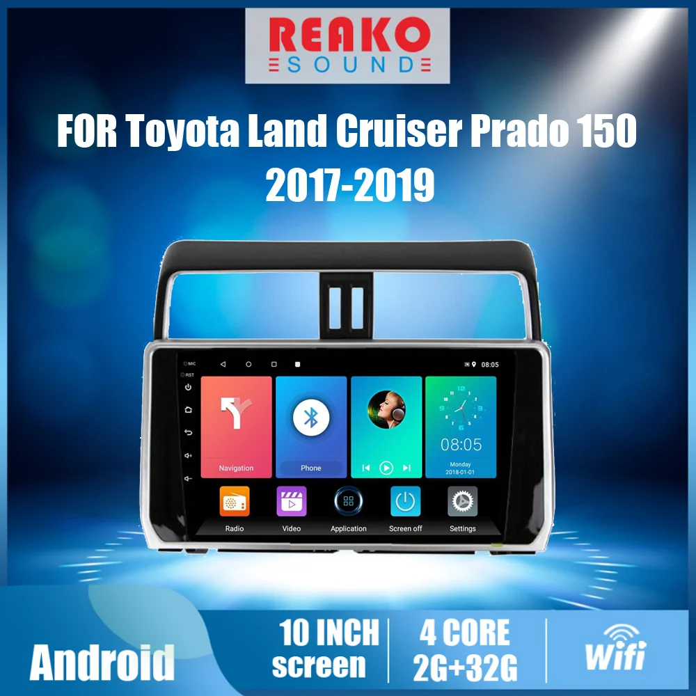 Автомобильный радиоприемник 2 Din мультимедийный проигрыватель на Android GPS с рамкой