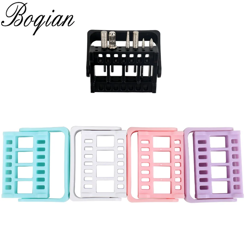 BQAN коробка для размещения инструментов ногтей полировальная головка подставка