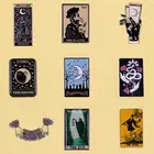 Креативные металлические значки Tarot, модная аниме брошь, Коллекционирование, Мультяшные эмалевые булавки, отправка другу, фанаты, бутик-медаль, подарок