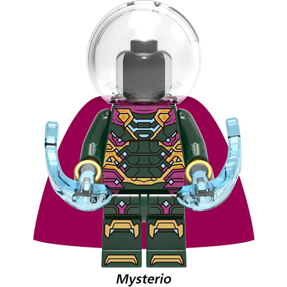 Конструктор с героями мультфильма Человек-паук Питер Марвел мстители Супергерои