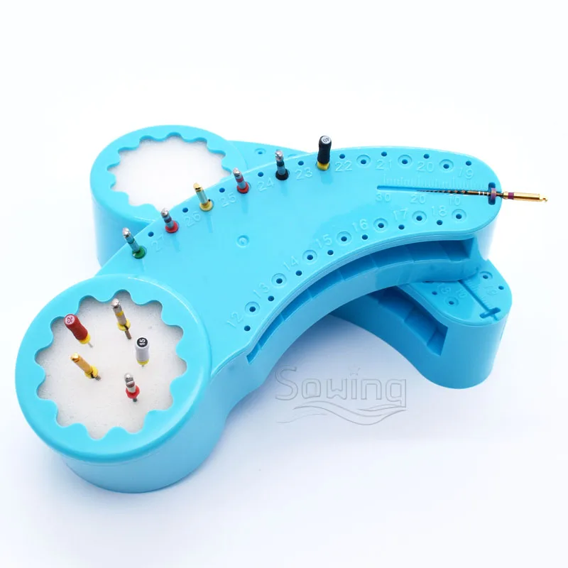 

Dental Endo Measuring Ruler Endo Files Block Files Tray with Scale Autoclavable High Quality Dentistry Instrument Ruler