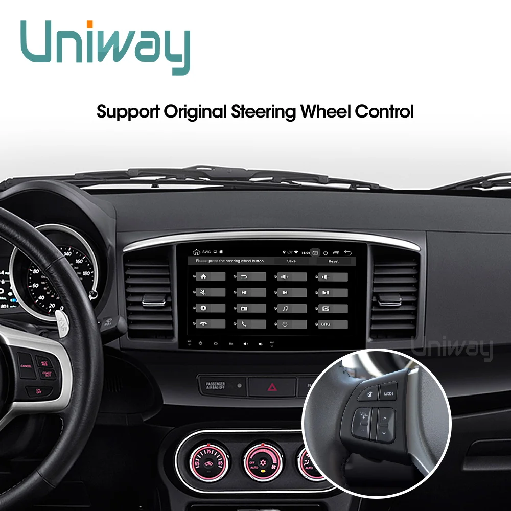 Uniway AYS1071 Android 9 0 автомобильный dvd для Защитные чехлы сидений сшитые специально