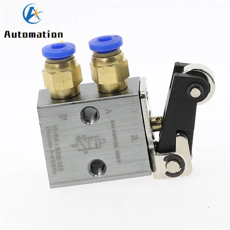 Механический клапан S3R-M5 роликовый рычаг механический с M5 &quotBSP m5x0 8 дюймов