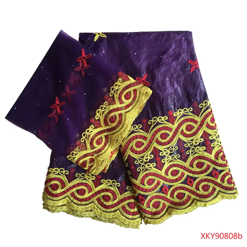 

bazin brode in blue color beaded bazin riche getzner 2019 new arrival bazin getzner riche with tulle blouse B190808