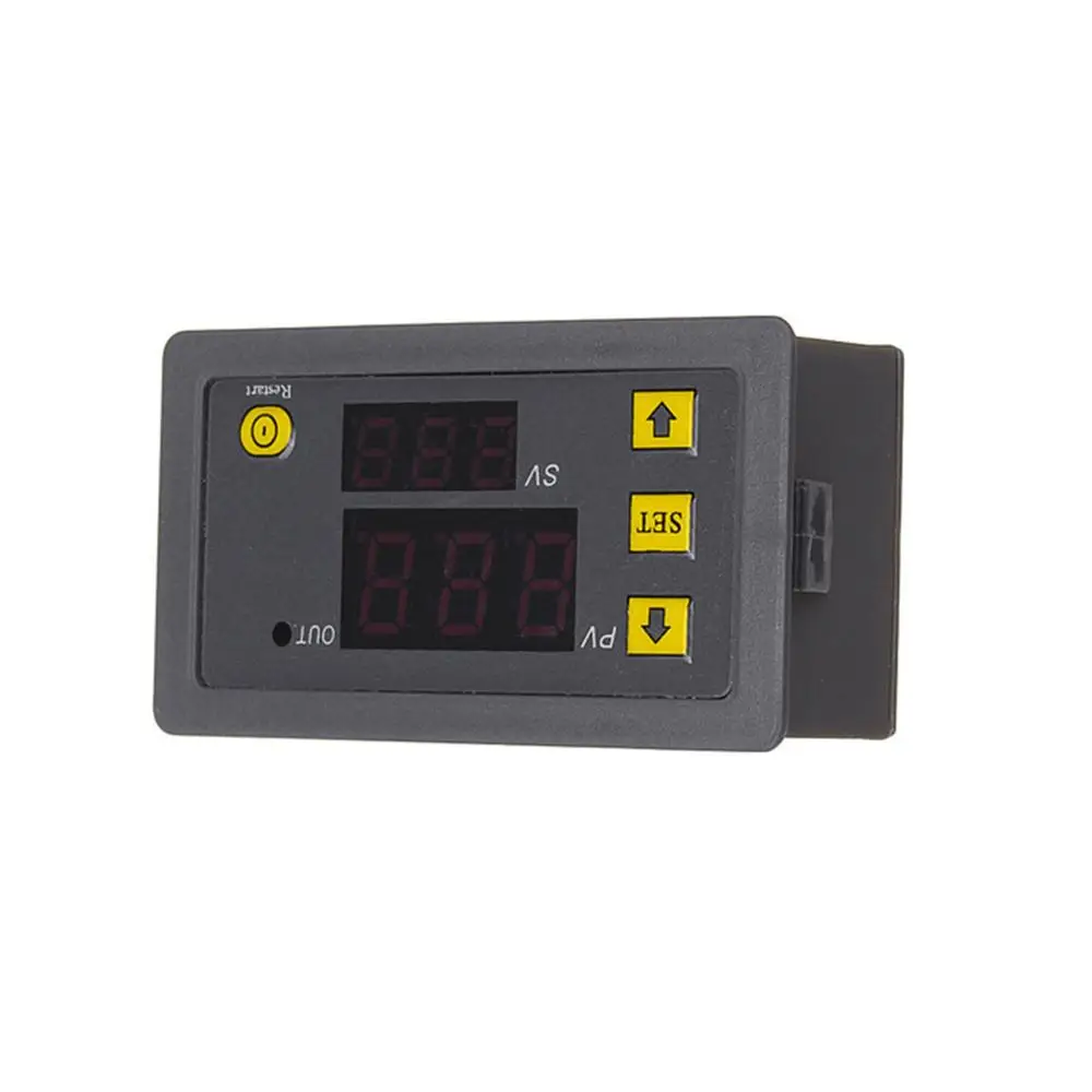 W3230 DC 12V 24V 110V-220V AC Digital Temperature Controller LED Display Thermostat With Heating Cooling Control Sensor | Безопасность и