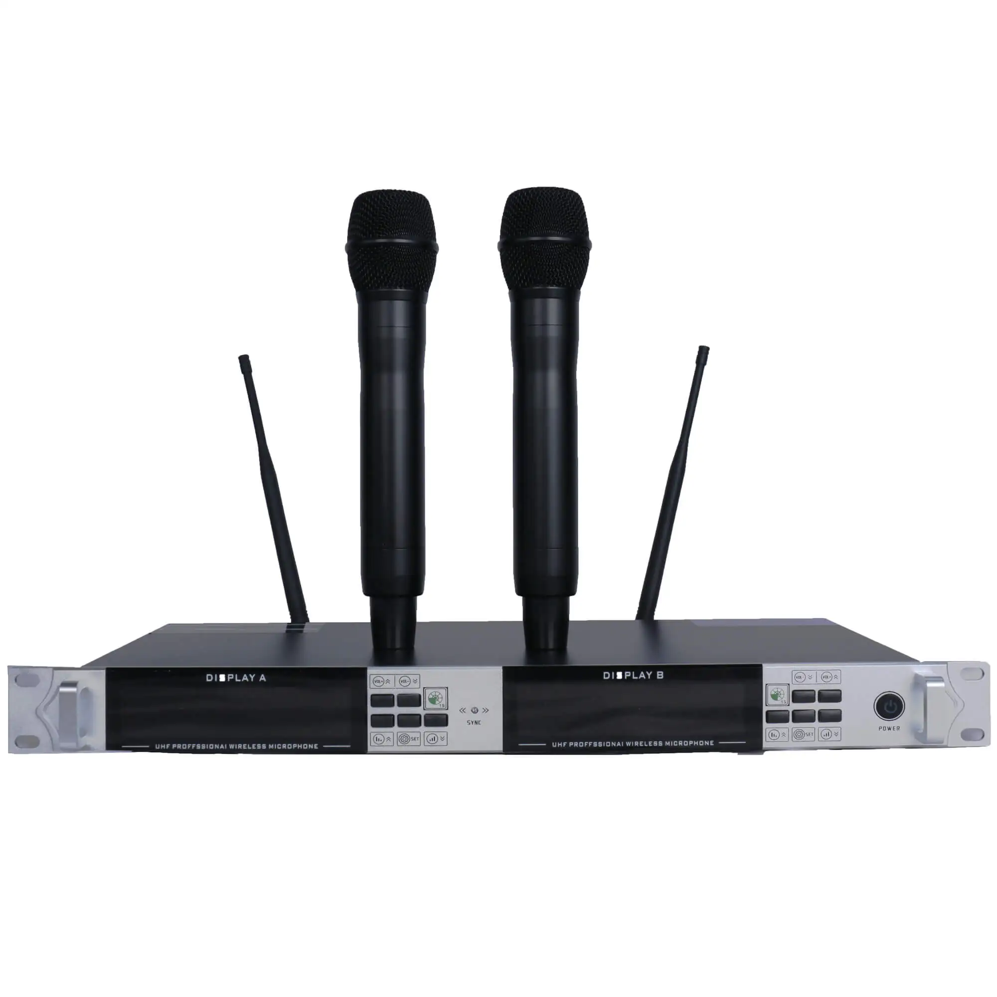 

Professional UHF Wireless Microphone System Dynamic Handheld Mic
