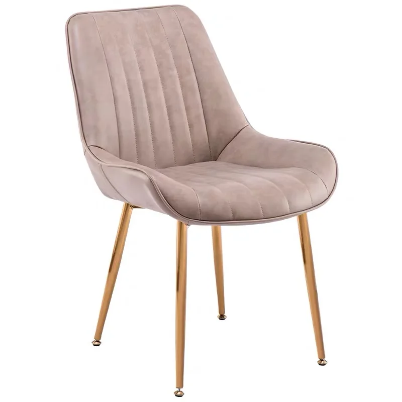Бесплатная доставка модный золотистый металлический бархатный обеденный стул