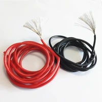 red black heat resistant cable soft silicone wire line 12awg 14awg 16awg 18awg 20awg 30awg tinned copper core drop shipping