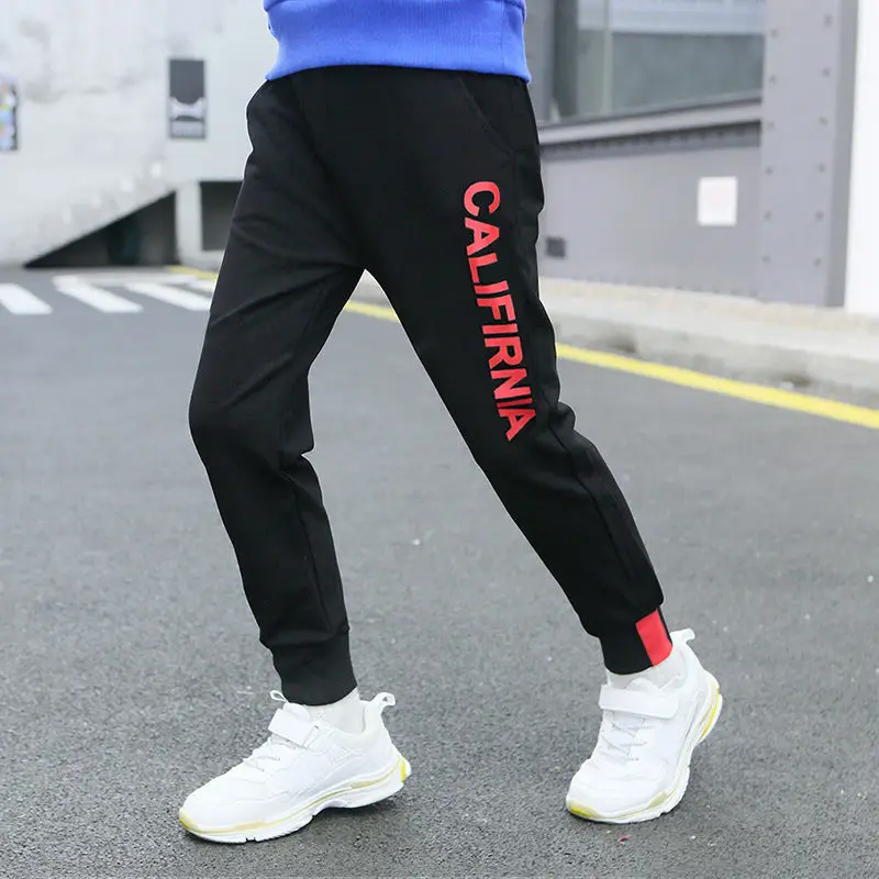 Зимние детские спортивные штаны повседневные брюки для детей теплые флисовые