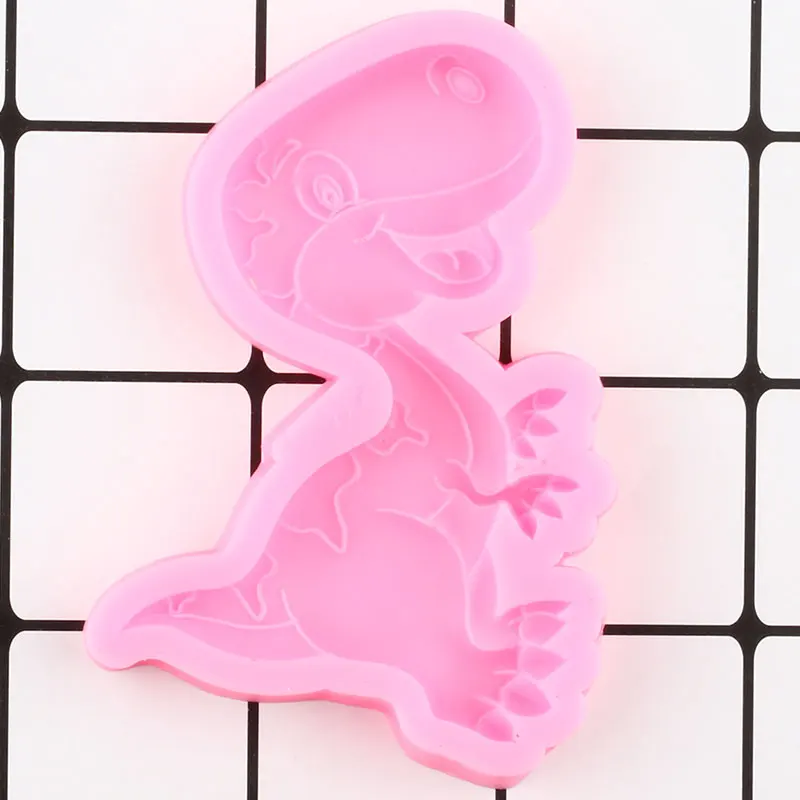 3D мультяшный динозавр силиконовые формы для печенья выпечки конфет шоколада