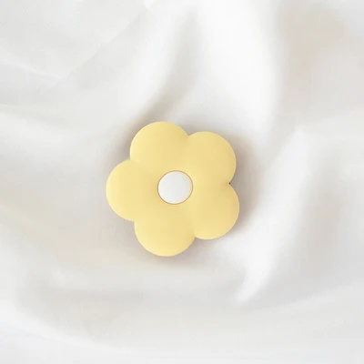 Yellow flower Универсальный растягивающийся 3D Кронштейн для мобильного телефона с мультипликационной воздушной сумкой, расширяющаяся подставка для телефона, автомобильный держатель для телефона huawei - Цвет: Yellow flower