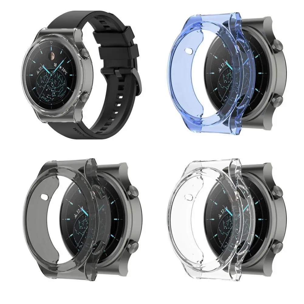 

Hot Sales!!!Portable Simple Full Protection TPU Smart Watch Screen Protector Protective Cover for Huawei GT2 PRO/ECG