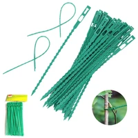 50100pcs reusable gardening cable ties plant support shrub fastener tree locking adjustable plastic cable ties tools