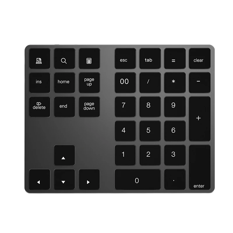 Bluetooth 3.0 беспроводная цифровая клавиатура 34 клавиши для учета телескопа Windows IOS Mac